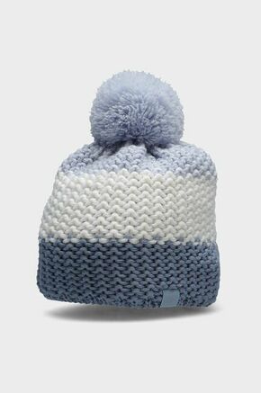 Otroška kapa 4F - modra. Otroška kapa iz kolekcije 4F. Model izdelan iz vzorčaste pletenine.
