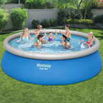 shumee Bestway napihljiv bazen Fast Set, okrogel, 457x122 cm