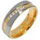 Silvego Poročni jekleni prstan za ženske MARIAGE RRC2050-Z (Obseg 52 mm)