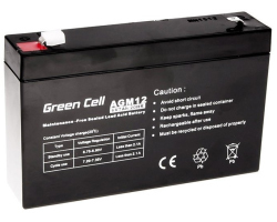 Slomart baterija agm 6v 7ah brez vzdrževanja za alarm ups