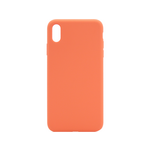 Chameleon Apple iPhone XS Max - Silikonski ovitek (liquid silicone) - Soft - Nectarine