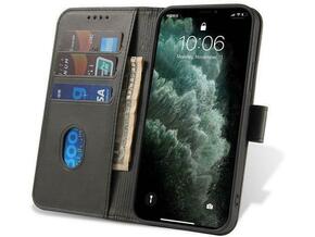 ONASI Wallet denarnica usnjena preklopna torbica Xiaomi Redmi Note 12 5G / Poco X5 - črna