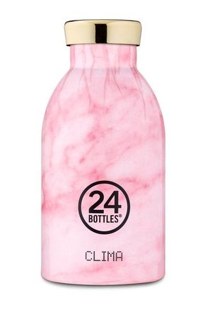 Termo steklenica 24bottles roza barva - roza. Termo steklenica iz kolekcije 24bottles.