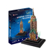 Cubic Fun 3D puzzle, Empire State Building z osvetlitvijo