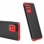 GKK 360 Full Body plastika ovitek za Xiaomi Mi 10 Lite, črna/rdeča