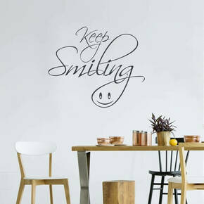 Stenska nalepka – Keep Smiling (Ohrani nasmeh)