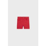 Otroške bombažne kratke hlače Mayoral rdeča barva - rdeča. Otroški kratke hlače iz kolekcije Mayoral. Model izdelan iz udobnega materiala.