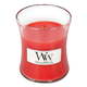 WEBHIDDENBRAND Ovalna vaza za sveče WoodWick, Rdeča roba, 85 g