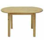 eoshop Jedilna miza ST106 S150 iz masivnega lesa (barva lesa: oreh)