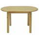 eoshop Jedilna miza ST106 S150 iz masivnega lesa (barva lesa: oreh)