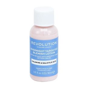 Makeup Revolution London Skincare Overnight Targeted Blemish Lotion nega problematične kože 30 ml za ženske