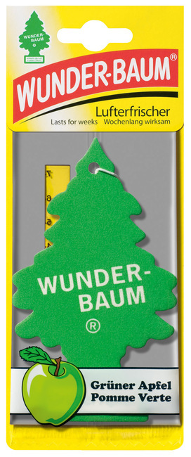 Wunderbaum 30201914 Green Apple Osvežilec za avto