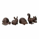 Kovinske vrtne figurice v kompletu 4 ks Animals – Esschert Design