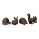 Kovinske vrtne figurice v kompletu 4 ks Animals – Esschert Design