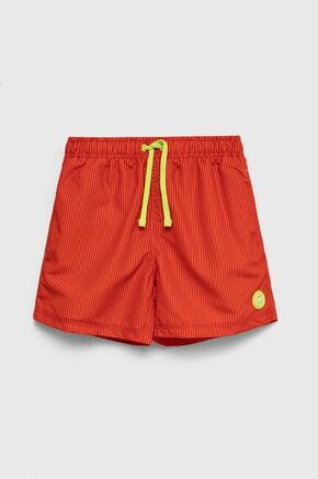 Otroške kopalne kratke hlače CMP rdeča barva - rdeča. Otroško kopalne kratke hlače iz kolekcije CMP. Model izdelan iz vzorčastega materiala.