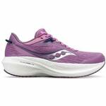Saucony Triumph 21 Women's Running Shoes, Grape/Indigo - 41
