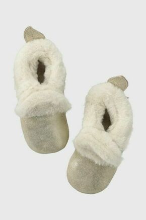 Čevlji iz semiša za dojenčka Shoo Pom bež barva - bež. Čevlji za dojenčka iz kolekcije Shoo Pom. Model izdelan iz semiš usnja. Mehko oblazinjena sredina zagotavlja visoko raven udobja.