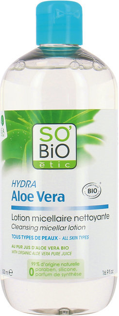"SO’BiO étic Aloe vera vlažilna micelarna vodica - 500 ml"