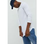 Jack&amp;Jones Moška majica s kratkimi rokavi JJENOA Long Line Fit 12190128 White Relaxed (Velikost S)