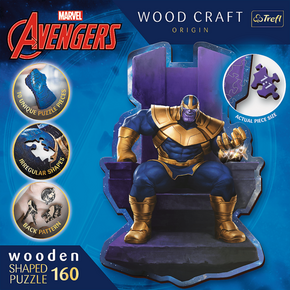 Trefl Wood Craft Origin Puzzle Thanos na prestolu 160 kosov
