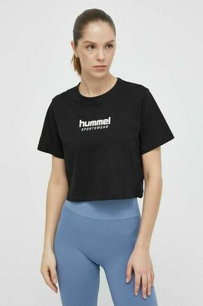 Bombažna kratka majica Hummel ženski
