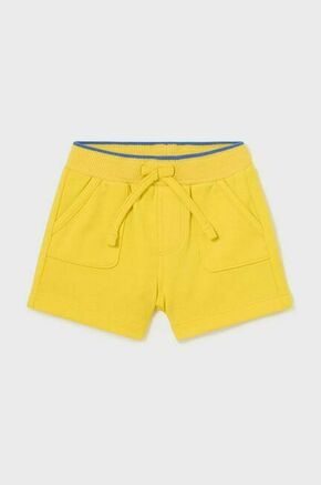 Kratke hlače za dojenčka Mayoral Newborn rumena barva - rumena. Za dojenčke kratke hlače iz kolekcije Mayoral Newborn