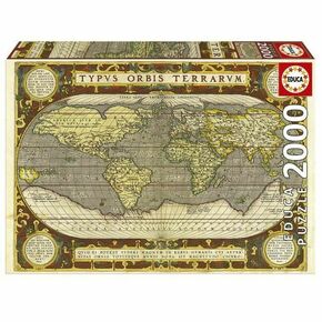 Sestavljanka puzzle educa 2000 kosi zemljevid