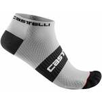 Castelli Lowboy 2 Sock White/Black S/M Kolesarske nogavice