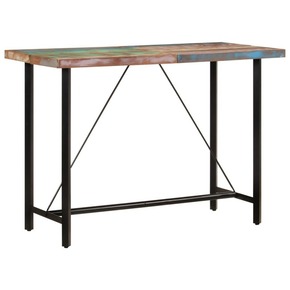 Barska miza 150x70x107 cm trden akacijev les in železo