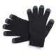 WEBHIDDENBRAND rokavice za zaslone na dotik, črne, uni