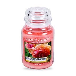 Yankee Candle Sun-Drenched Apricot Rose dišeča svečka 623 g unisex