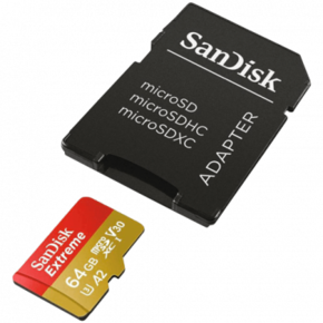 SanDisk kartica SDXC Micro 64GB Extreme kamera + adapter