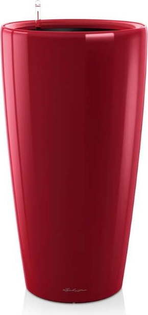 Lechuza Okrasni lonec Rondo Premium 40 - Scarlet rdeča visoki sijaj