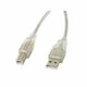 Lanberg lanbergov kabel ca-usba-12cc-0018-tr (usb 2.0 m - usb 2.0 m; 1,8 m; prozorna barva)