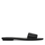 Natikači Calvin Klein Org Flat Sndl One Bar Lth Aop HW0HW02857 Črna