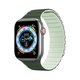 slomart magnetni trak apple watch se, 8, 7, 6, 5, 4, 3, 2, 1 (41, 40, 38 mm) dux ducis strap (ld različica) - zelena