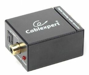 CABLEXPERT Pretvornik SPDIF/digitalni Koaks v avdio analog 2xRCA (Ž)