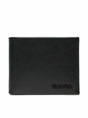 Calvin Klein Velika moška denarnica Minimal Focus Bifold 6Cc W/Bill K50K511277 Črna