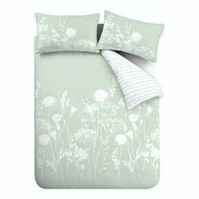 Bela in zelena posteljnina Catherine Lansfield Meadowsweet Floral