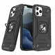 MG Ring Armor plastika ovitek za iPhone 14 Pro, črna
