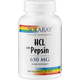 Solaray HCL + Pepsin - 100 veg. kapsul