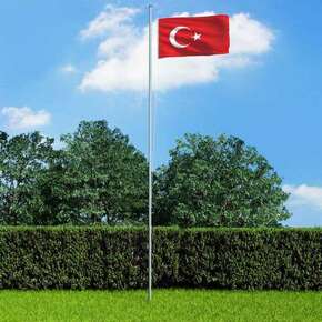 Vidaxl Turška zastava 90x150 cm