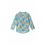Plavalna dolga majica za dojenčke Reima Tuvalu - modra. Plavalna dolga majica za dojenčka iz kolekcije Reima. Model izdelan iz vzorčaste tkanine. Model ima zaščito pred soncem UPF 50+.