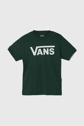Otroška bombažna kratka majica Vans BY VANS CLASSIC BOYS zelena barva - zelena. Otroška kratka majica iz kolekcije Vans