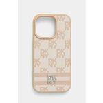 Etui za telefon Dkny iPhone 16 Pro 6.3 oranžna barva, DKHCP16LPCPTSSP - oranžna. Etui za IPhone iz kolekcije Dkny. Model izdelan iz trpežnega materiala.