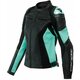 Dainese Racing 4 Lady Black/Acqua Green 40 Usnjena jakna