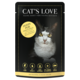 Cat's Love Mokra mačja hrana ADULT - čisti piščanec - 85 g
