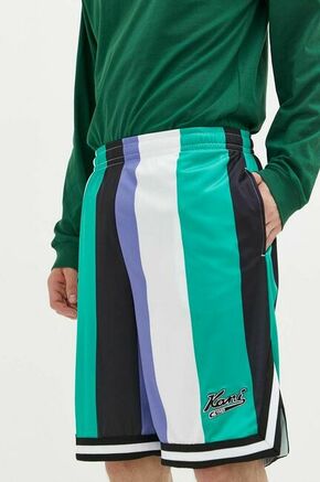 Kratke hlače Karl Kani moški - pisana. Kratke hlače iz kolekcije Karl Kani. Model izdelan iz vzorčaste pletenine. Zelo elastičen material zagotavlja popolno svobodo gibanja.