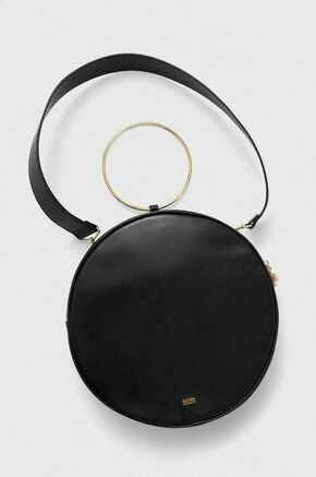 Torbica Silvian Heach črna barva - črna. Velika torbica iz kolekcije Silvian Heach. Model na zapenjanje