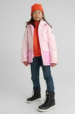 Otroška smučarska jakna Reima Hepola roza barva - roza. Otroška smučarska jakna iz kolekcije Reima. Delno podložen model